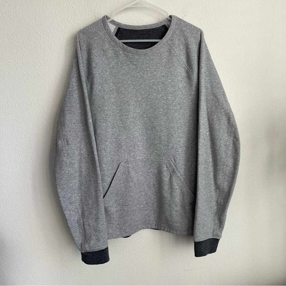 Lululemon Gusset Zip Kangaroo Pocket Crewneck Sweater